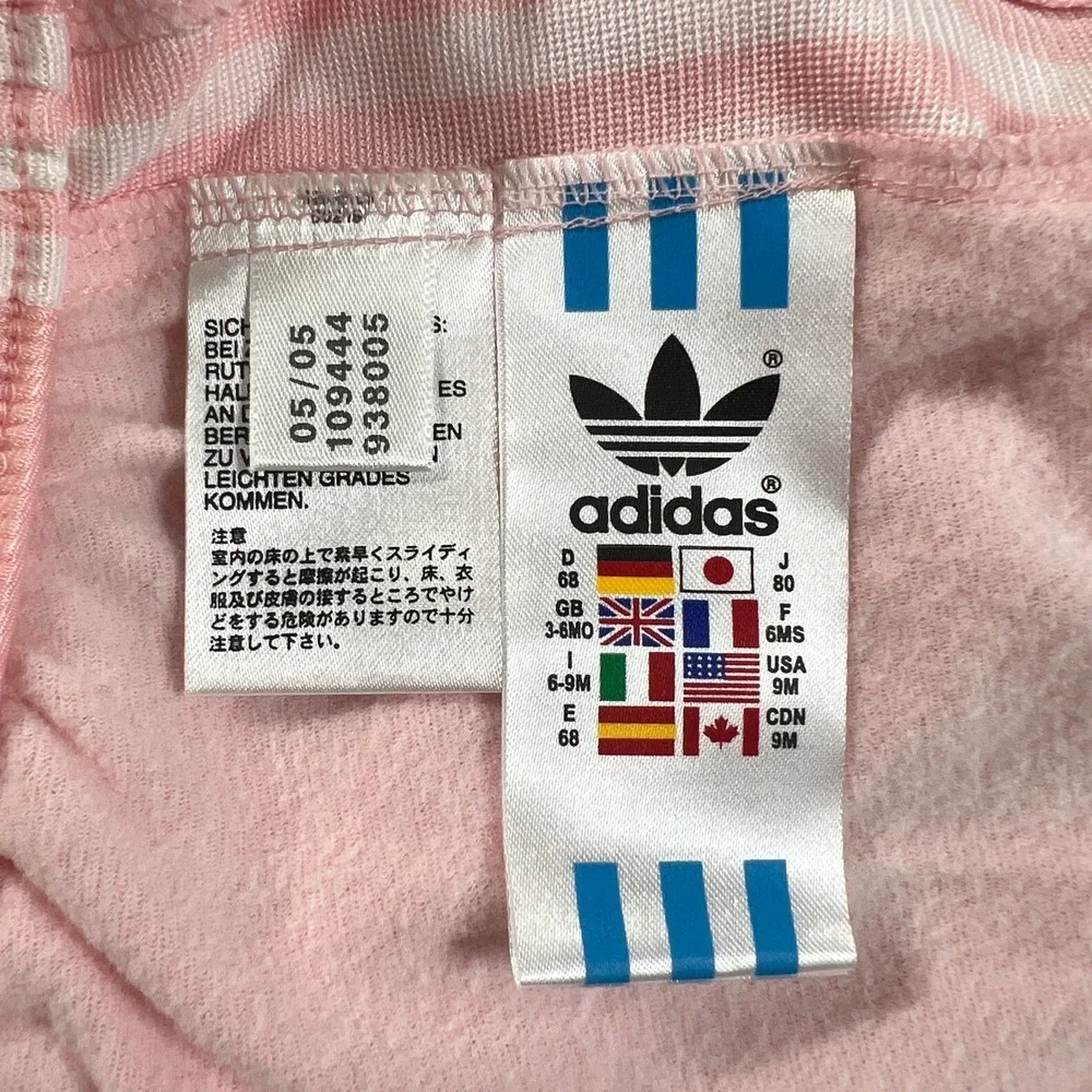 Adidas Goofy Superstar Tracksuit Kids 9M Pink Disney Zip Jacket Pants‎ Vintage